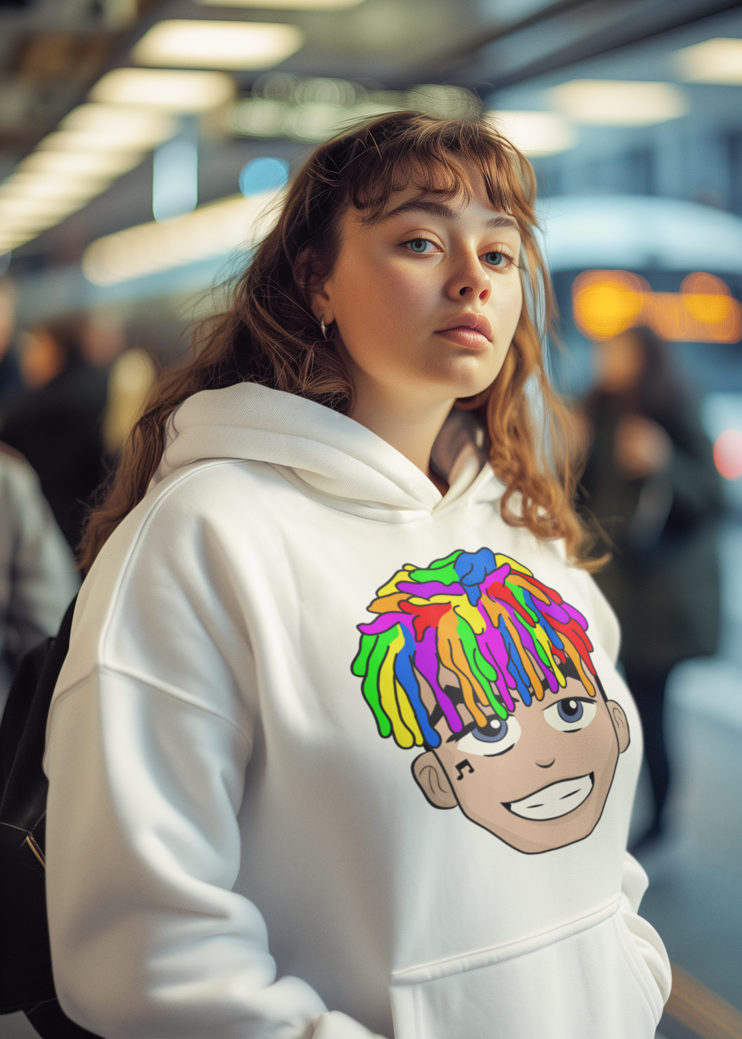 RapNieuwsTV Hoodie Wit