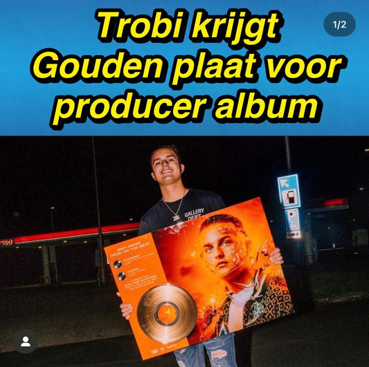 Trobi krijgt gouden plaat voor album